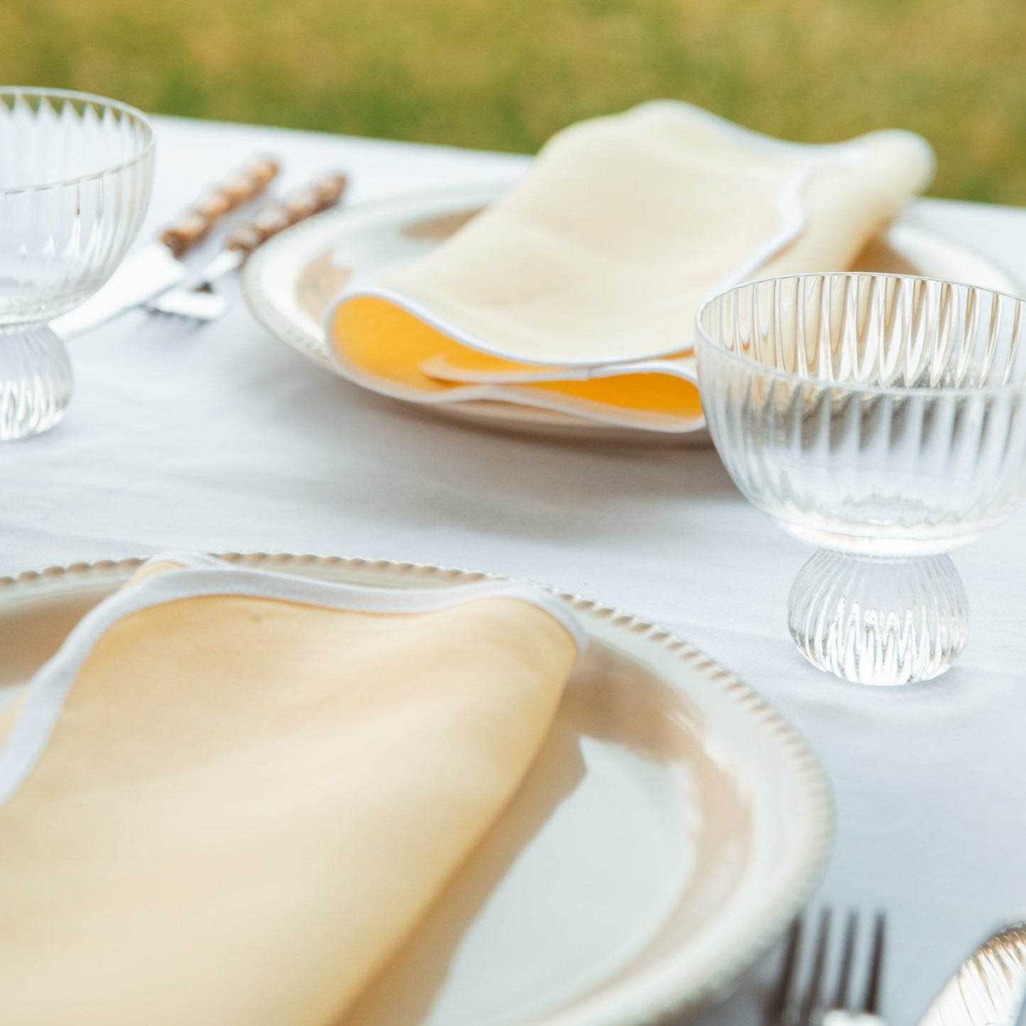 Butter Wave Linen Napkin (Set of 4)